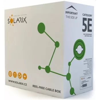 Solarix cavo per installazione CAT5e UTP PVC 305 m box SXKD-5E-UTP-PVC