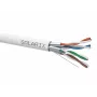 SOLARIX SXKD-6A-FFTP-LSOH cavo di installazione Cat.6A F/FTP, LSOH, Dca-s2,d2,a1, 500m bobina in legno, grigio