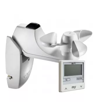 Somfy 1818317 Soliris Smoove Uno Pure White Kit con sensore vento/sole senza telaio