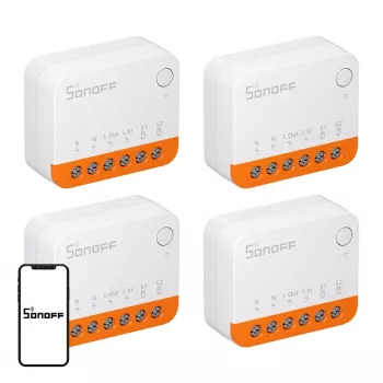 SONOFF MINIR4 (Extreme) interruttore smart, confezione da 4