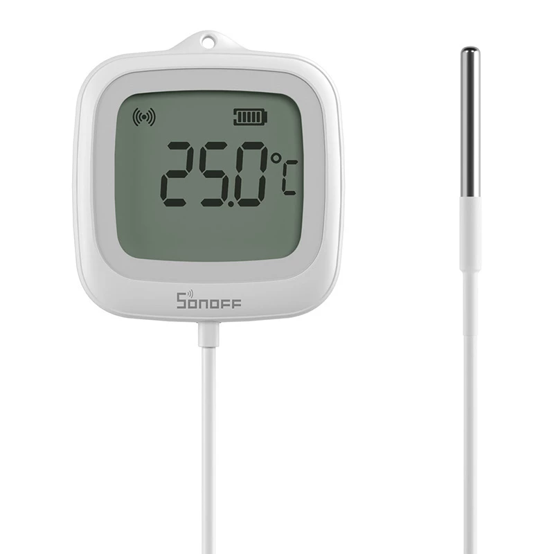 Sonoff SNZB-02LD sensore di temperatura LCD Zigbee 3.0 con sonda esterna