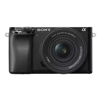 Sony Alpha 6100A ILCE6100AKB.CEC fotocamera system con obiettivo E PZ 16–50mm OSS II, nero