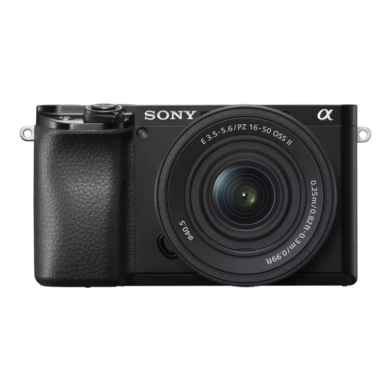 Sony Alpha 6100A ILCE6100AKB.CEC fotocamera system con obiettivo E PZ 16–50mm OSS II, nero