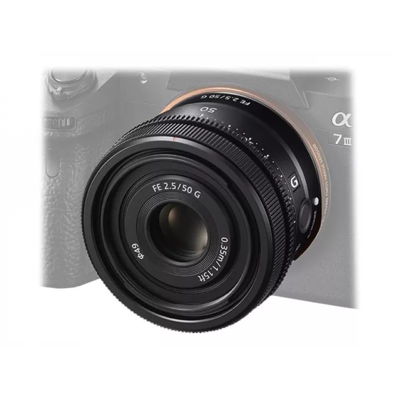 Sony FE 50mm f/2.5 G obiettivo