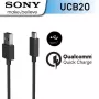 Sony UCB-20 Cavo dati USB-C 3A 1m nero (Bulk)