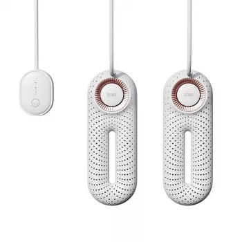 Sothing Zero Shoes Pro Asciugascarpe elettrico con riscaldamento PTC, temperatura costante 60°C, timer 3/6/9H, protezione contro il surriscaldamento, 20W, 220-240V, bianco