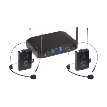 Soundsation WF-U216PP Sistema microfonico wireless UHF dual-channel 520-550MHz