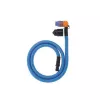 Kit guaina per cavi Source Helix Weave Covered Tube 3 m nero guaina in PET