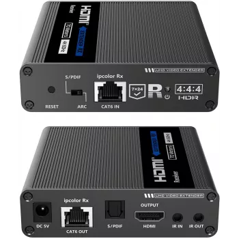 Spacetronik kit extender HDMI over IP 4K 120m Cascade SPH-676C