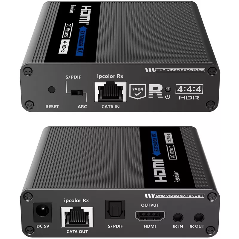 Spacetronik kit extender HDMI over IP 4K 120m Cascade SPH-676C