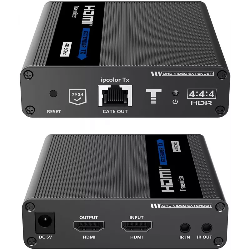 Spacetronik kit extender HDMI over IP 4K 120m Cascade SPH-676C