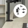 Spacetronik SPA-112 supporto da tavolo per 1 monitor 17-32 pollici nero