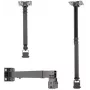 Spacetronik SPA-P01B supporto universale per proiettore 2-in-1 soffitto/parete, 15 kg, acciaio, nero