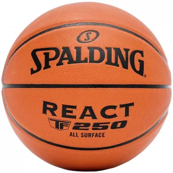 Spalding React TF-250 Pallone da basket taglia 5 marrone 76803Z