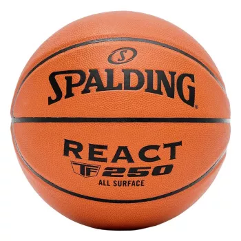 Spalding React TF-250 Pallone da basket, taglia 7