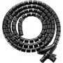 SpeaKa Professional Kabelbündelhülse polietilene (PE) nero flessibile (Ø x L) 15 mm x 1 m 1 pz. SP-13402964