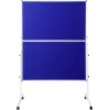 SpeaKa Professional Parete per moderazione SP-PB-B01 feltro blu 1250 x 1850 mm pieghevole con ruote a doppia faccia SP-12058196