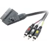 SpeaKa Professional cavo SCART su 3x RCA Composite AV 2 m nero SP-7869848