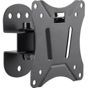 SpeaKa Professional SP-6012040 Supporto da tavolo per monitor da 13-27 pollici, Full-Motion, VESA 75/100, 8 kg, nero