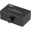 SpeaKa Professional SP-AS-500 Selettore audio RCA a 4 porte bidirezionale con case in metallo
