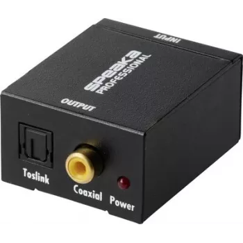 SpeaKa Professional SP-ATDAC-100 Convertitore AV, RCA a Toslink e coassiale digitale SP-13904368