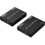 SpeaKa Professional SP-HDE-350 Extender KVM HDMI su cavo di rete RJ45 con supporto tastiera e mouse, 120 m, Full HD 1080p SP-12774724