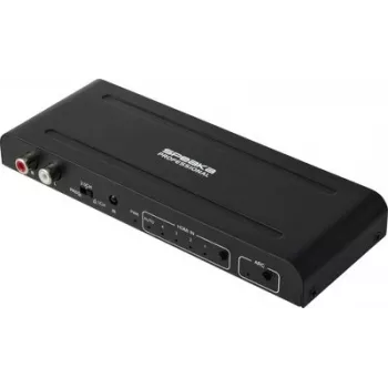 SpeaKa Professional SP-HSU-300 Switch HDMI a 4 porte con ARC, 3840x2160 SP-14521632