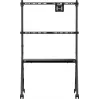 SpeaKa Professional SP-TVC-1600 carrello TV 49 pollici-80 pollici supporto a pavimento regolabile in altezza con ripiano AV e ripiano per telecamera (SP-14375748)