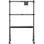 SpeaKa Professional SP-TVC-1600 carrello TV 49 pollici-80 pollici supporto a pavimento regolabile in altezza con ripiano AV e ripiano per telecamera (SP-14375748)