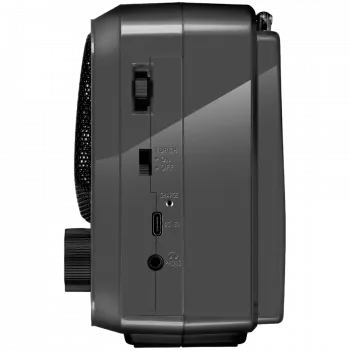 Altoparlante SVEN SRP-150, grigio (3W, Bluetooth, FM/AM/SW, USB, microSD, torcia, batteria)