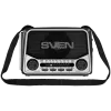 Altoparlante SVEN SRP-150, grigio (3W, Bluetooth, FM/AM/SW, USB, microSD, torcia, batteria)