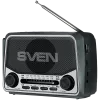 Altoparlante SVEN SRP-150, grigio (3W, Bluetooth, FM/AM/SW, USB, microSD, torcia, batteria)