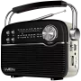 Altoparlante SVEN SRP-500, nero (3W, Bluetooth, FM/AM/SW, USB, microSD, AUX, batteria ricaricabile)