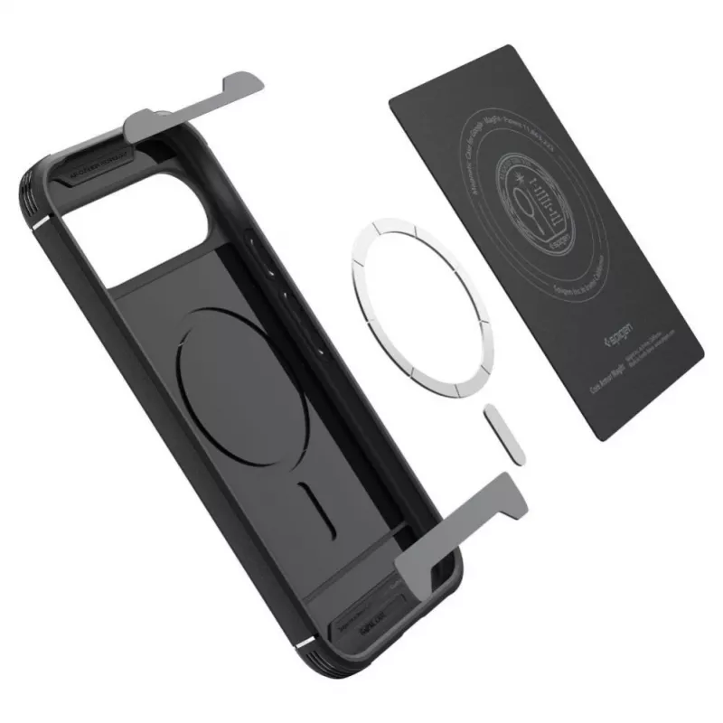 Spigen Core Armor Mag Custodia MagSafe per Google Pixel 10 Pro XL - nero opaco