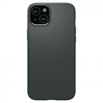 Custodia Spigen Liquid Air per iPhone 15 - Abyss Green