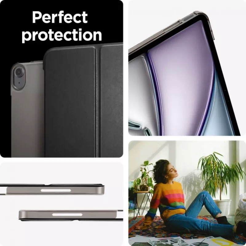 Spigen Smart Fold Case per iPad Air 13 pollici 2024 - nera