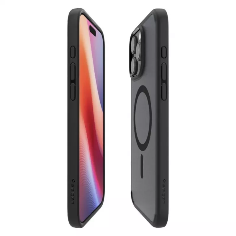 Custodia Spigen Ultra Hybrid Mag con MagSafe per iPhone 16 Pro - nera