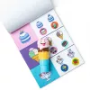 Spin Master Melissa & Doug Sticker WOW! Timbro adesivi gelato e blocco attività