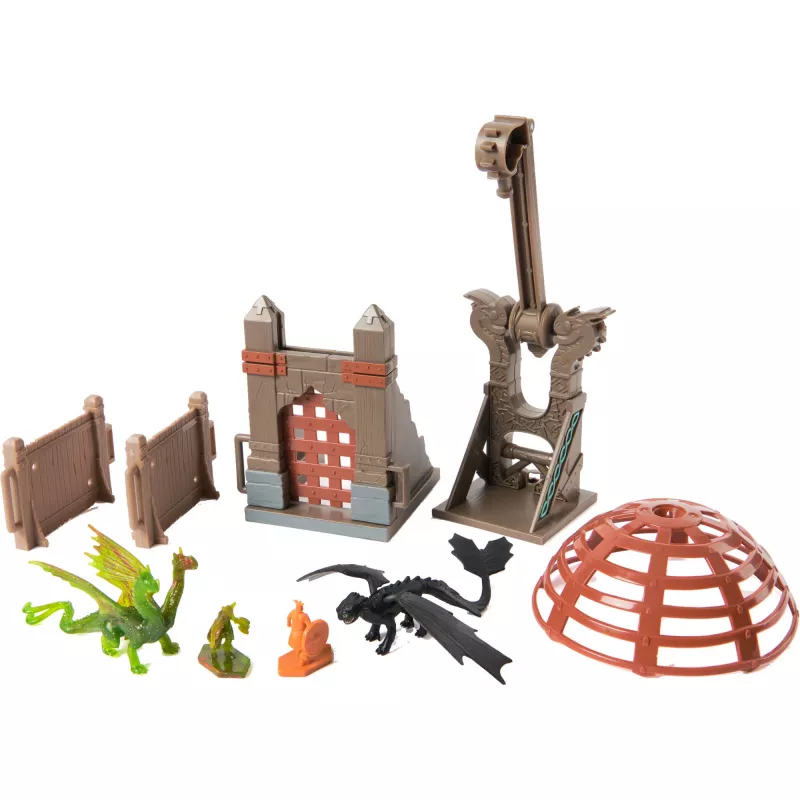 Spinmaster How to Train Your Dragon Dragon Arena set di gioco cattura draghi