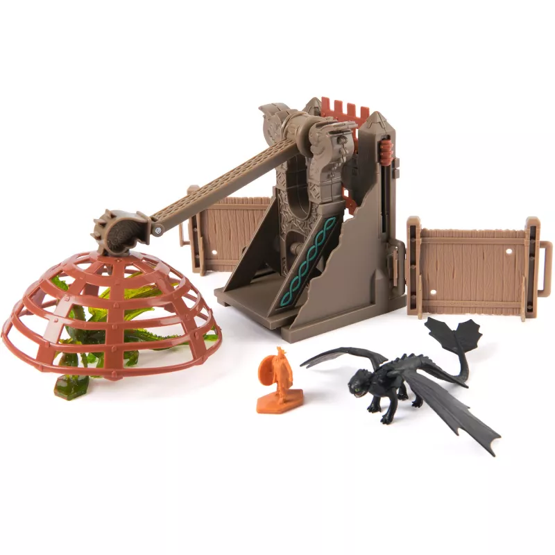 Spinmaster How to Train Your Dragon Dragon Arena set di gioco cattura draghi