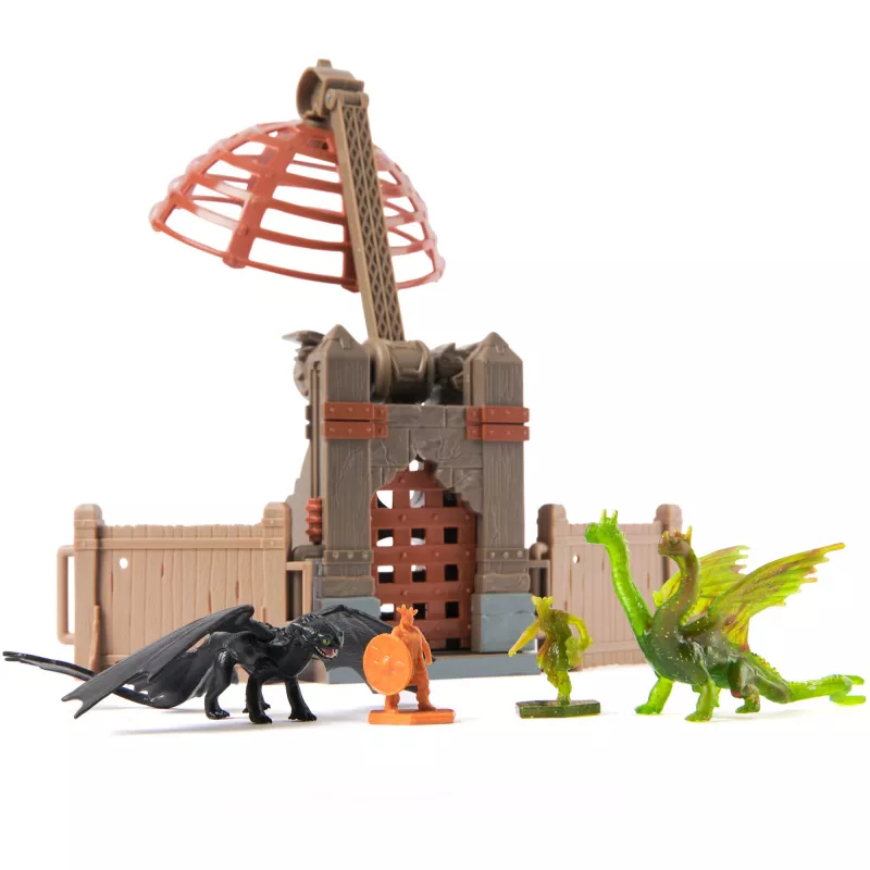 Spinmaster How to Train Your Dragon Dragon Arena set di gioco cattura draghi