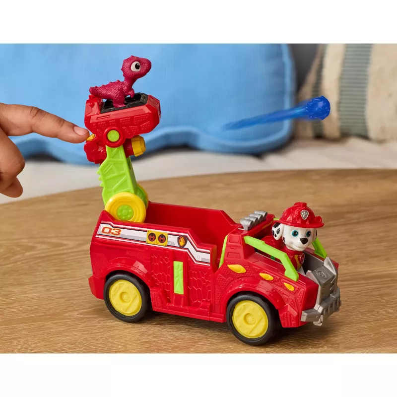 SPINMASTER Paw Patrol: The Dino Movie - camion dei pompieri Dino di Marshall