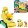 SPINMASTER Paw Patrol: Der Dino-Film - bulldozer di soccorso Dino di Rubble