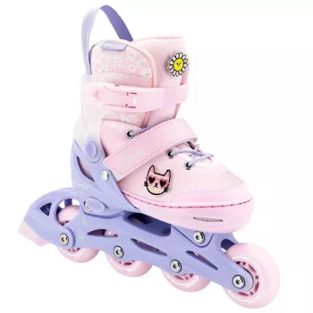 Pattini in linea SPOKEY POPPY bambino 27-30 rosa
