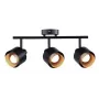 Spot Light Gote 3XE14 - Faretto da soffitto a 3 luci nero opaco, E14, teste orientabili, interni