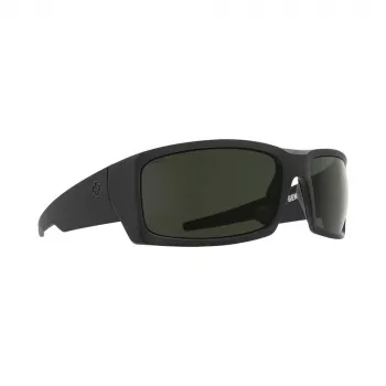 SPY occhiali da sole uomo 673118243863 - montatura rettangolare in propionato con lenti in policarbonato grigie - 66/17/125 mm