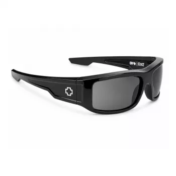 Occhiali da sole unisex SPY 673037374135 - montatura nero opaco, lenti grigie - 66/16/140 mm