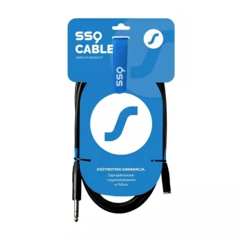 SSQ JSG5 - Cavo audio jack stereo 3,5 mm a 6,3 mm, 5 m, nero