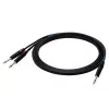 SSQ JSJM2 SS-1453 cavo jack stereo - 2x jack mono 2 m nero