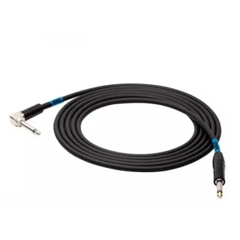 Cavo SSQ SS-1439 jack mono - jack mono (angolo 90 gradi) 1 m nero